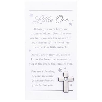Malden Expression Little One with Heart Cross Wall or Table Decor