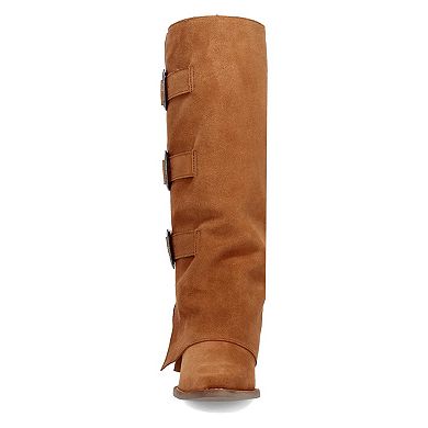Dingo Buckle Bunny Women's Suede Boots