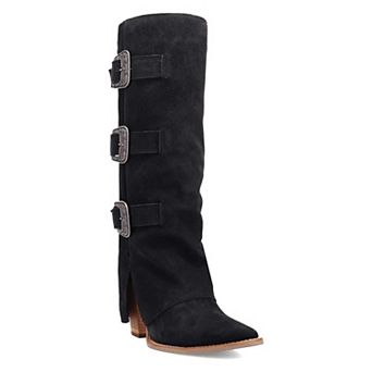Dingo Buckle Bunny Women's Suede Boots