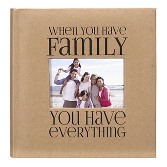Malden 2 Slot 4" x 6" Family Kraft Paper Photo Album