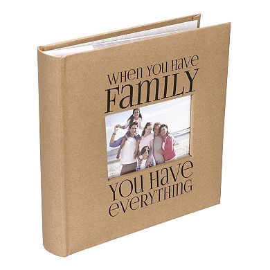Malden 2 Slot 4" x 6" Family Kraft Paper Photo Album