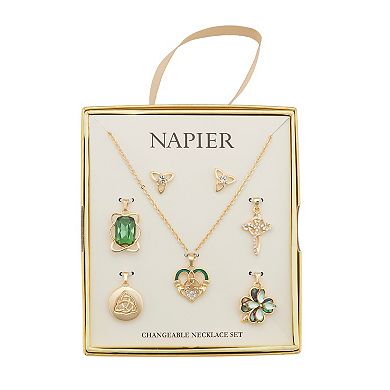 Napier 6-pc. Gold-Tone Celtic Charm Necklace & Earring Set