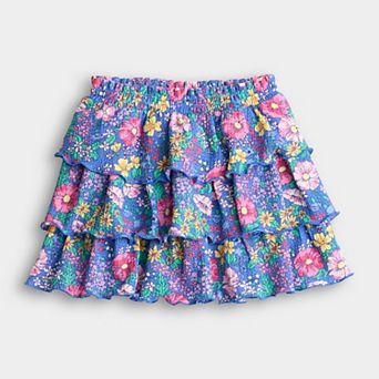 Baby & Toddler Girl Jumping Beans® Tiered Floral Skirt