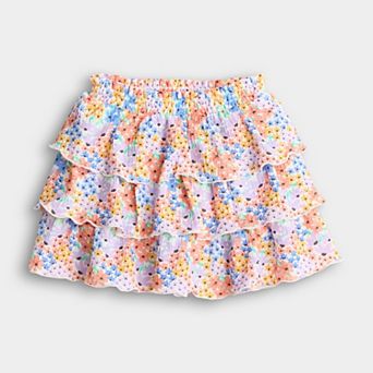 Girls 4-12 Jumping Beans® Tiered Floral Skirt