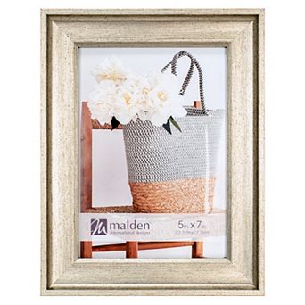 Malden 5" x 7" Silver Tone Picture Frame