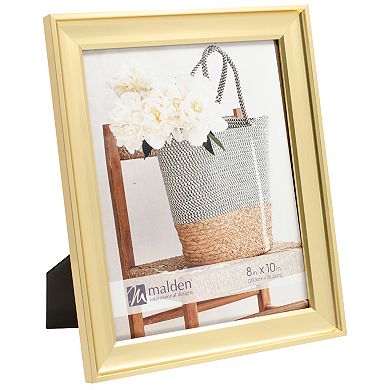 Malden 8" x 10" Beveled Gold Tone Picture Frame