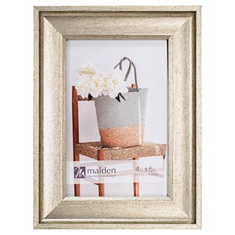 Malden 4" x 6" Rustic Silver Tone Picture Frame