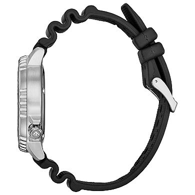 Citizen Men's Dive Stainless Steel Watch & Black Rubber Strap