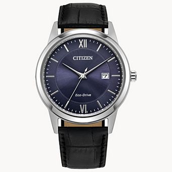 Citizen Eco-Drive Men's Classic Leather Strap Watch