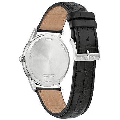 Citizen Eco-Drive Men's Classic Leather Strap Watch