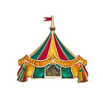 Napier Gold Tone Circus Tent Pin