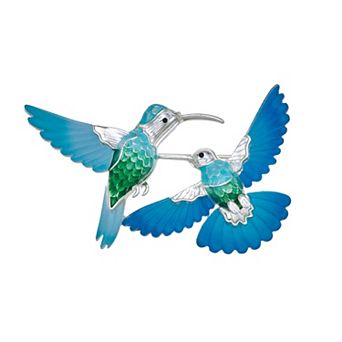 Napier Silver Tone Hummingbird Pin