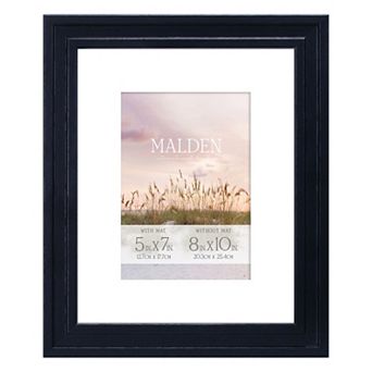 Malden Trad Wall Black 5" x 7" & 8" x 10" Matted Picture Frame
