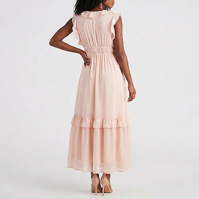 taylor maxi dress womens Dress, 6, Pink, Women's Taylor Women's Cotton Maxi Dress