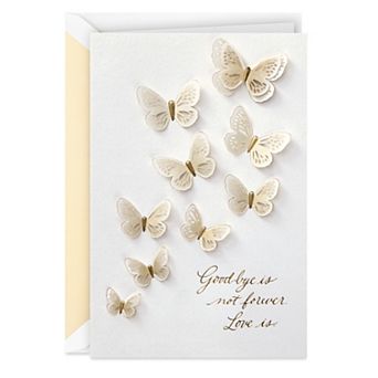 Hallmark Signature Butterflies Sympathy Card