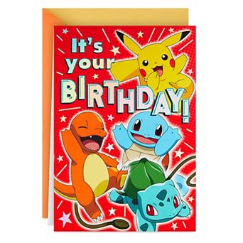 Hallmark Pokémon Pop-Up Birthday Card