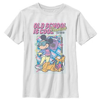 Boys 8-20 Disney's Mickey Mouse Old School Is Cool Graphic Tee
