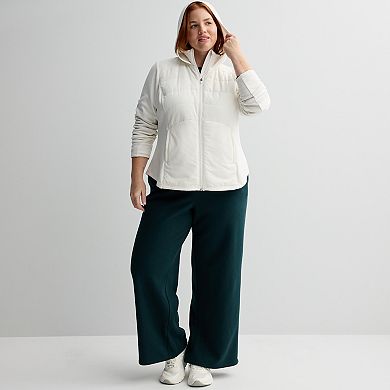 Plus Size Tek Gear® Mixed Media Jacket
