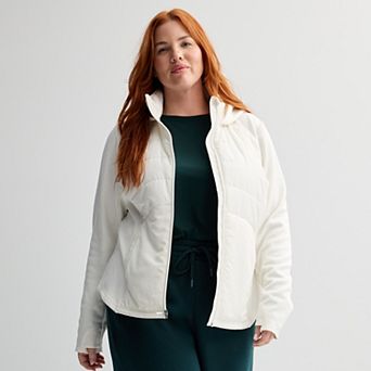 Plus Size Tek Gear® Mixed Media Jacket