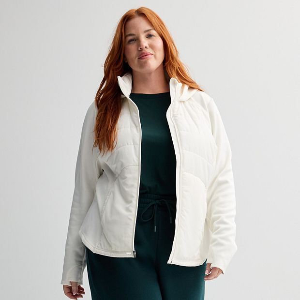 Plus Size Tek Gear® Mixed Media Jacket