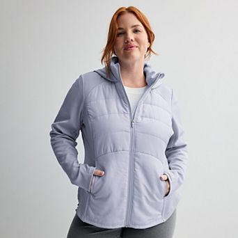 Plus Size Tek Gear® Mixed Media Jacket