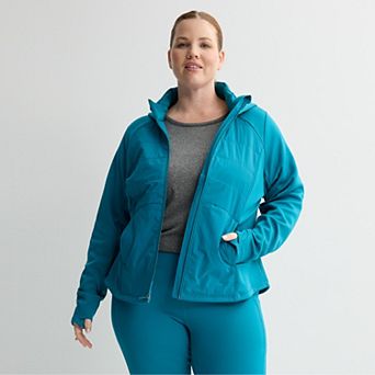 Plus Size Tek Gear® Mixed Media Jacket