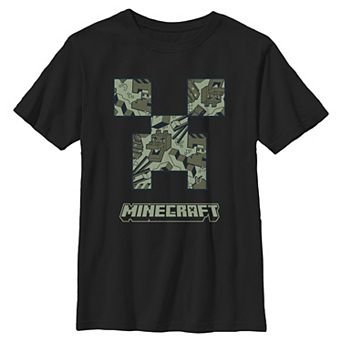 Boys 8-20 Minecraft Creeper's Face Graphic Tee