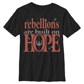 Boys 6-20 Star Wars Rebellions Are Built On Hope Graphic Tee
