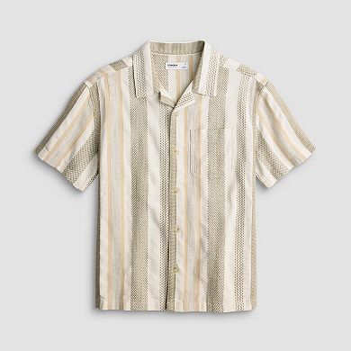 Boys 8-20 Sonoma Goods For Life® Short Sleeve Camp Shirt in Regular & Husky
