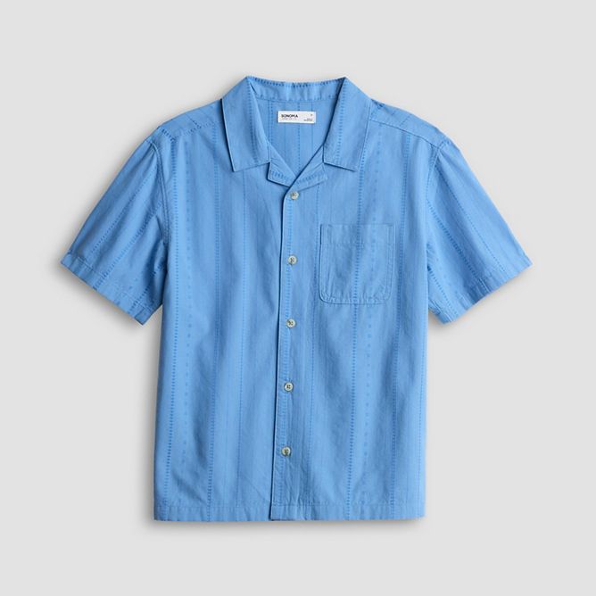 Boys 8-20 Short Sleeve Camp Shirt