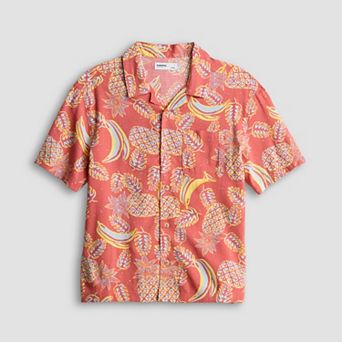 Boys 8-20 Sonoma Goods For Life® Short Sleeve Camp Shirt in Regular & Husky