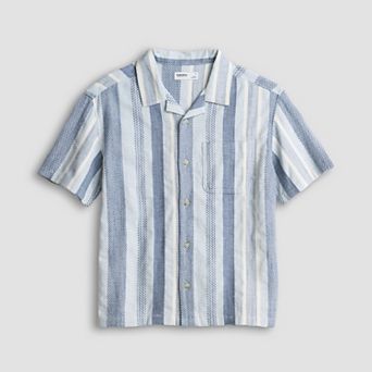 Boys 8-20 Sonoma Goods For Life® Short Sleeve Camp Shirt in Regular & Husky