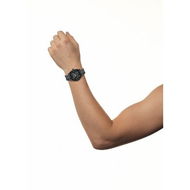 Citizen Eco-Drive Men's Black Ion-Plated Bracelet Watch