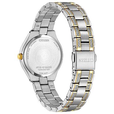 Citizen Eco-Drive Axiom Women's Two-Tone Stainless Steel Bracelet Watch - FE1234-50L