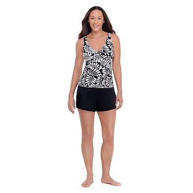 Women's Bal Harbour Crossover Tankini Swim Top
