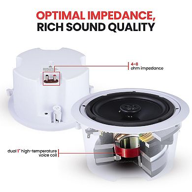 Pyle Ceiling Wall Mount Enclosed Speaker - 250