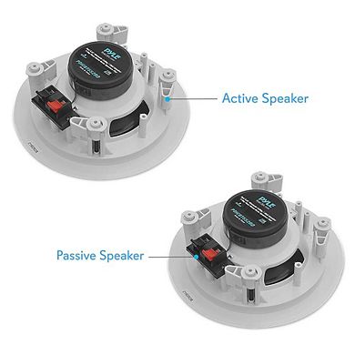 Pyle 5.25” Pair Bluetooth Flush Mount In-wall