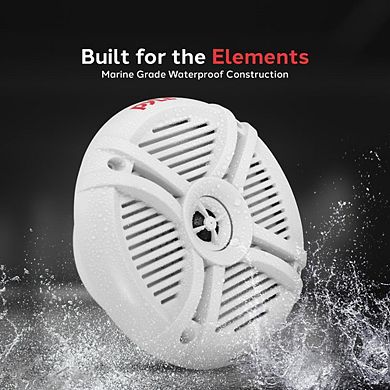 Pyle 7.7" Waterproof Marine Component Speakers 280 Watts 2-Way Full Range