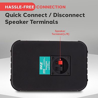 Pyle - Outdoor Speaker System Wired (Pair),