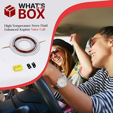 Pyle Voice Coil Replacement Component for High-Frequency Drivers - Compatible Tweeters