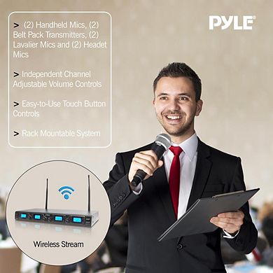 Pyle Handheld Wireless Microphone (PDWM4350U)