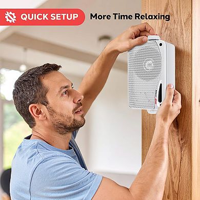 3-Way Weatherproof Outdoor Speaker Set - 3.5 Inch