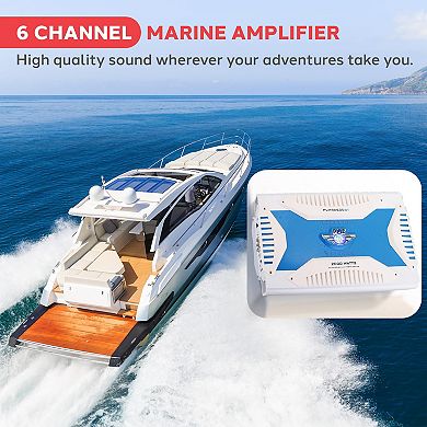 Pyle 2.1 Bluetooth Marine Amplifier Receiver -
