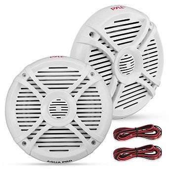 Pyle 6.5" Waterproof Marine Component Speakers 250 watt 2-Way Full Range