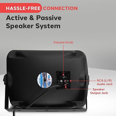 Pyle Outdoor Waterproof Wireless Bluetooth