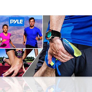 Pyle Multi-Function Sports Watch - Sleep Monitor, Pedometer Step Counter, Stopwatch - Orange