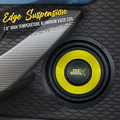 Pyle 5'' Mid-Bass Woofer - 200W Peak Power - Yellow Poly Cone with Rubber Surround - PLG54