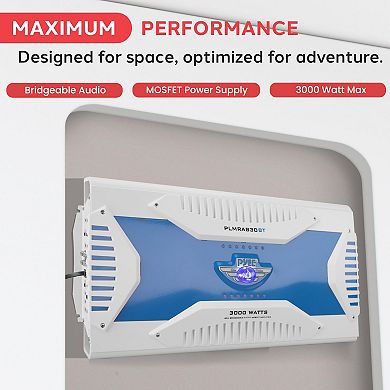 Pyle 3000W Hydra Marine 8-Channel Bluetooth