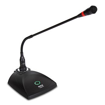 Pyle Table Top Mounted Conference Microphone - Adjustable Gooseneck Condenser Desk Mic
