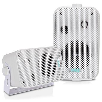 Pyle 3.5" 2-Way Indoor/Outdoor Waterproof Wall Mount Speaker System